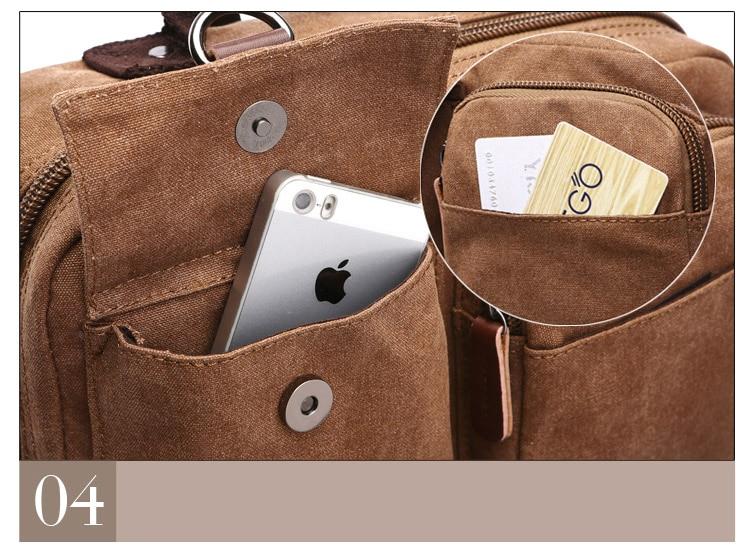 Large Canvas Laptop Backpack - More than a backpack