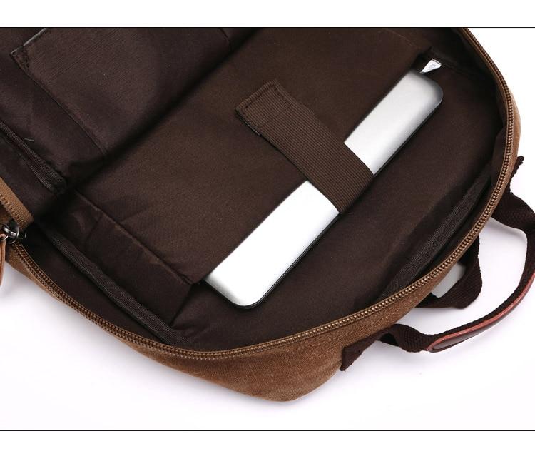 Large Canvas Laptop Backpack - More than a backpack