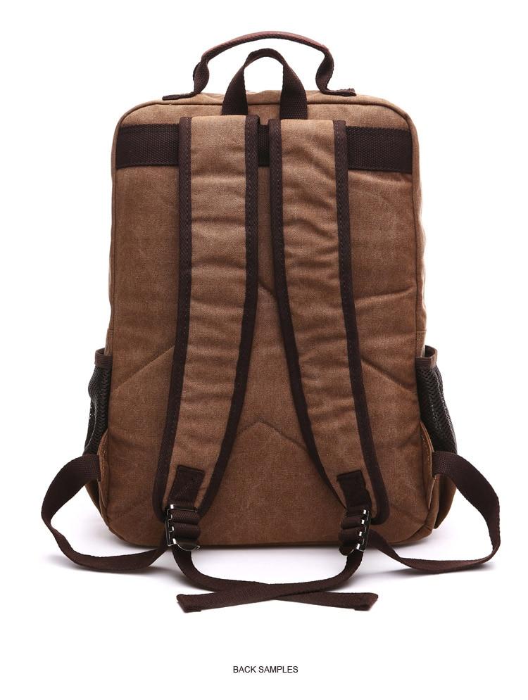 Large Canvas Laptop Backpack - More than a backpack
