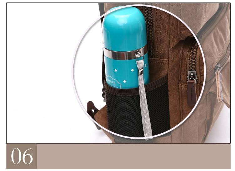 Large Canvas Laptop Backpack - More than a backpack