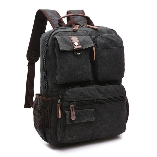 Large Canvas Laptop Backpack - More than a backpack