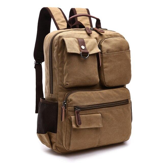 Large Canvas Laptop Backpack - More than a backpack