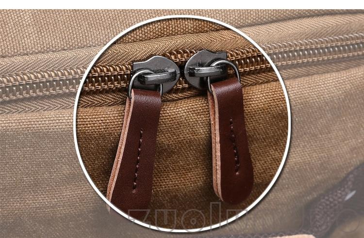 Large Vintage Canvas Backpack - More than a backpack