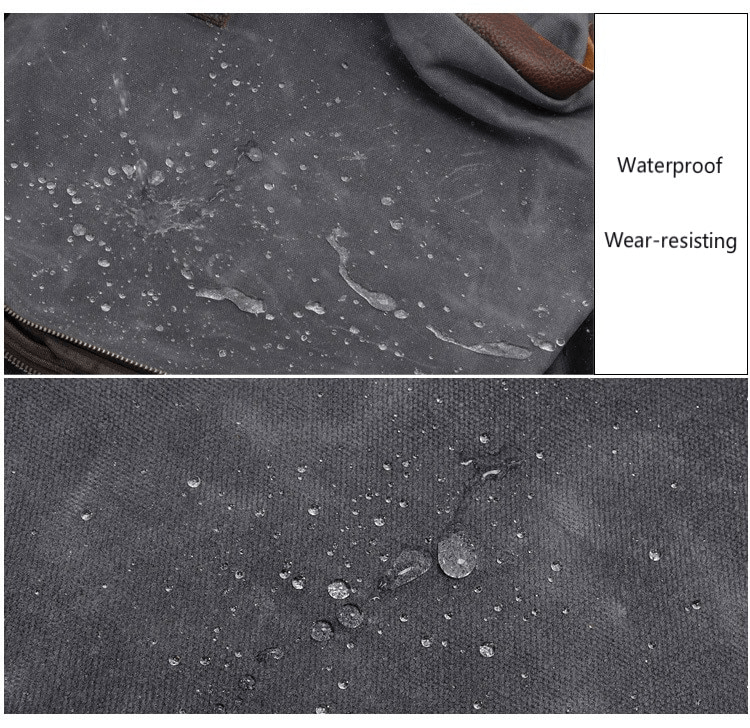 Military Roll-top Canvas Backpack - More than a backpack