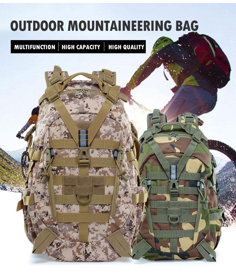 Military Tactical Outdoor Backpack - More than a backpack