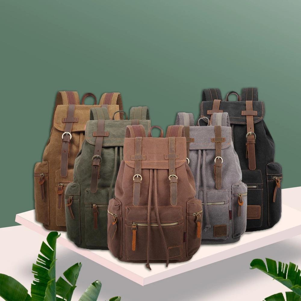 Rugged Vintage Canvas Backpack - More than a backpack
