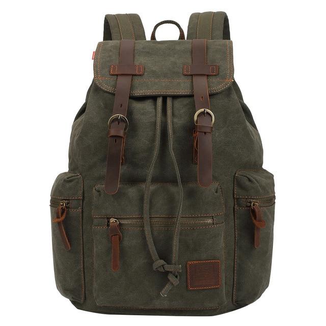 Rugged Vintage Canvas Backpack - More than a backpack