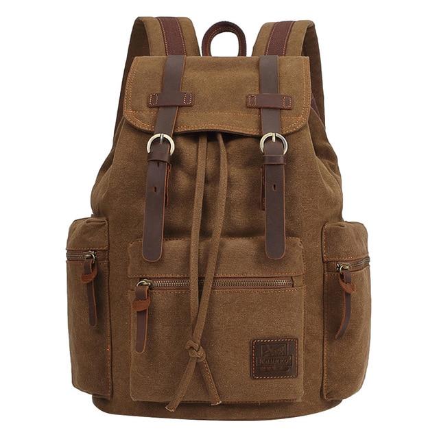 Rugged Vintage Canvas Backpack - More than a backpack