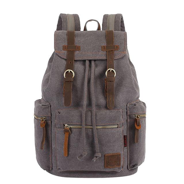 Rugged Vintage Canvas Backpack - More than a backpack