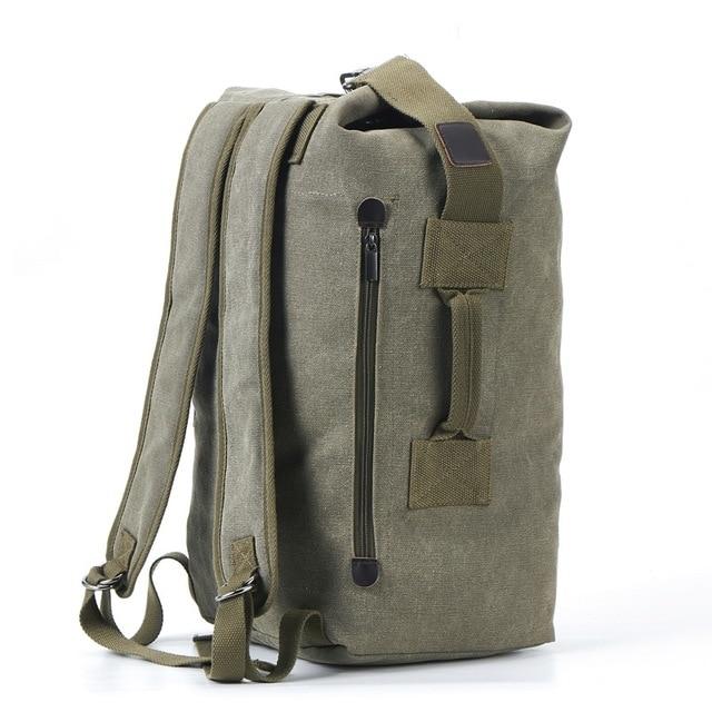 'The Military' - Canvas Duffel Backpack - More than a backpack