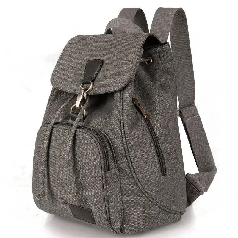 Vintage Drawstring Canvas Backpack - More than a backpack