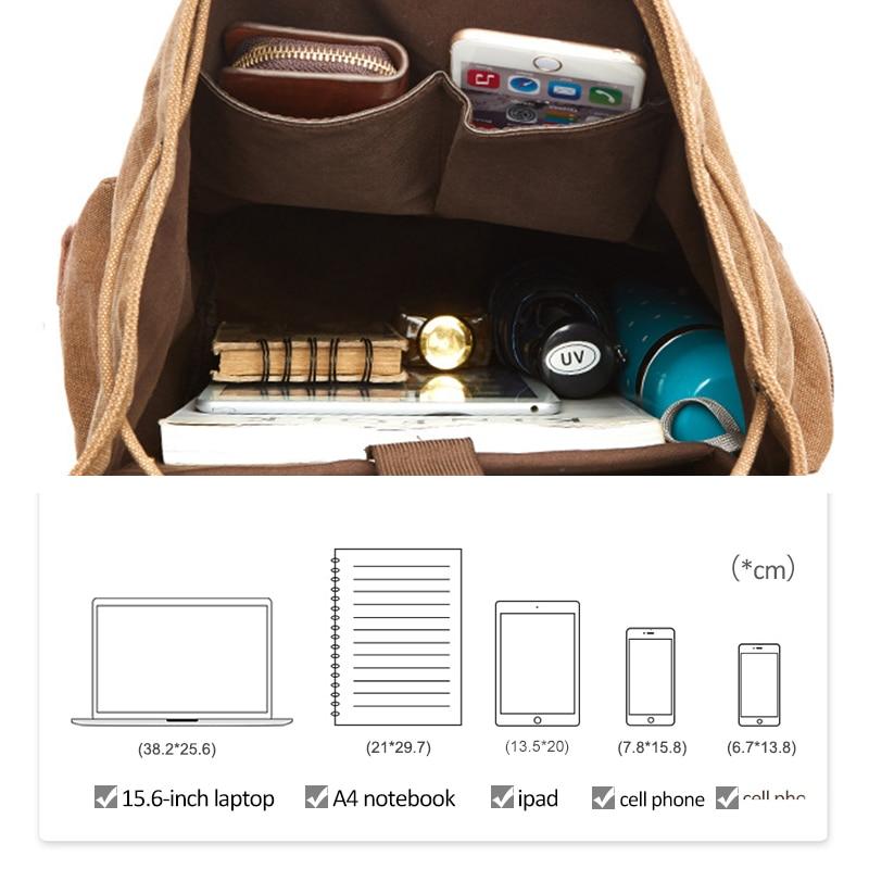 Vintage Large Canvas Backpack - More than a backpack