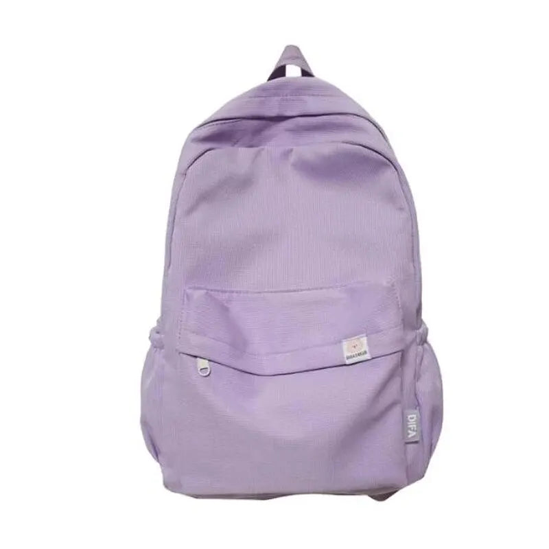 FlexPack Solid Color School Backpack