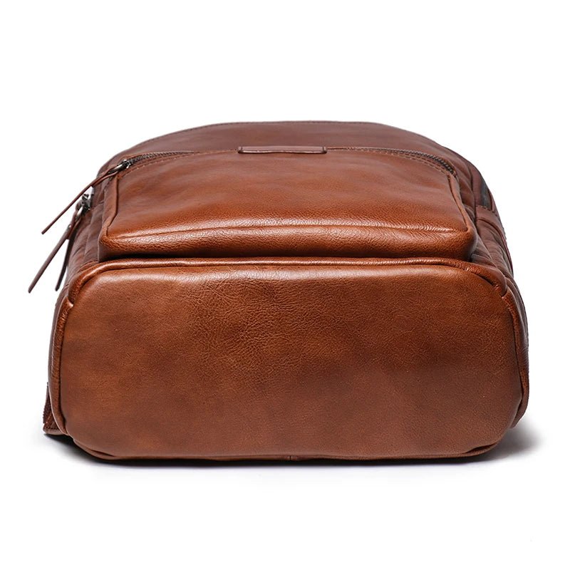 Genuine Leather Business Travel Backpack - More than a backpack