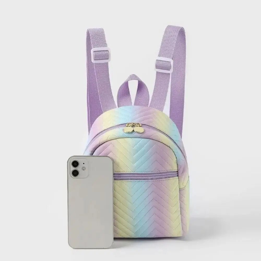 Rainbow Dreams Mini Faux Leather Backpack - More than a backpack